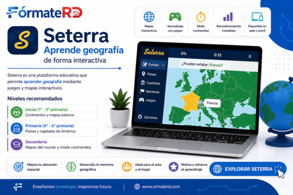 Seterra: aprende geografía de forma interactiva